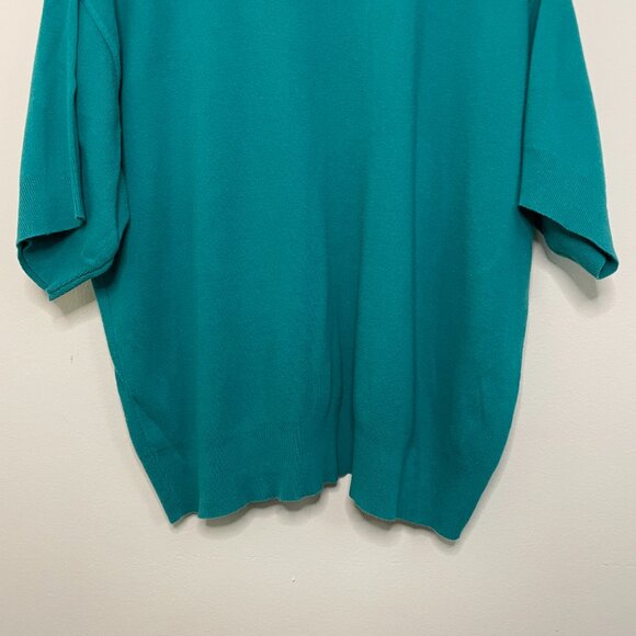 Vintage 80s BFA Classics 100% Cotton Short Sleeve Knit Sweatshirt 2X - Picture 10 of 11